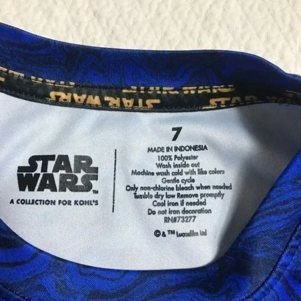 Star Wars T-shirt sz 7 kids 0026